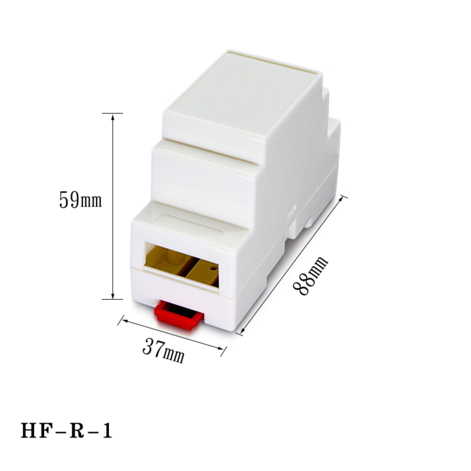 Custom din rail box plastic industrial control project enclosure