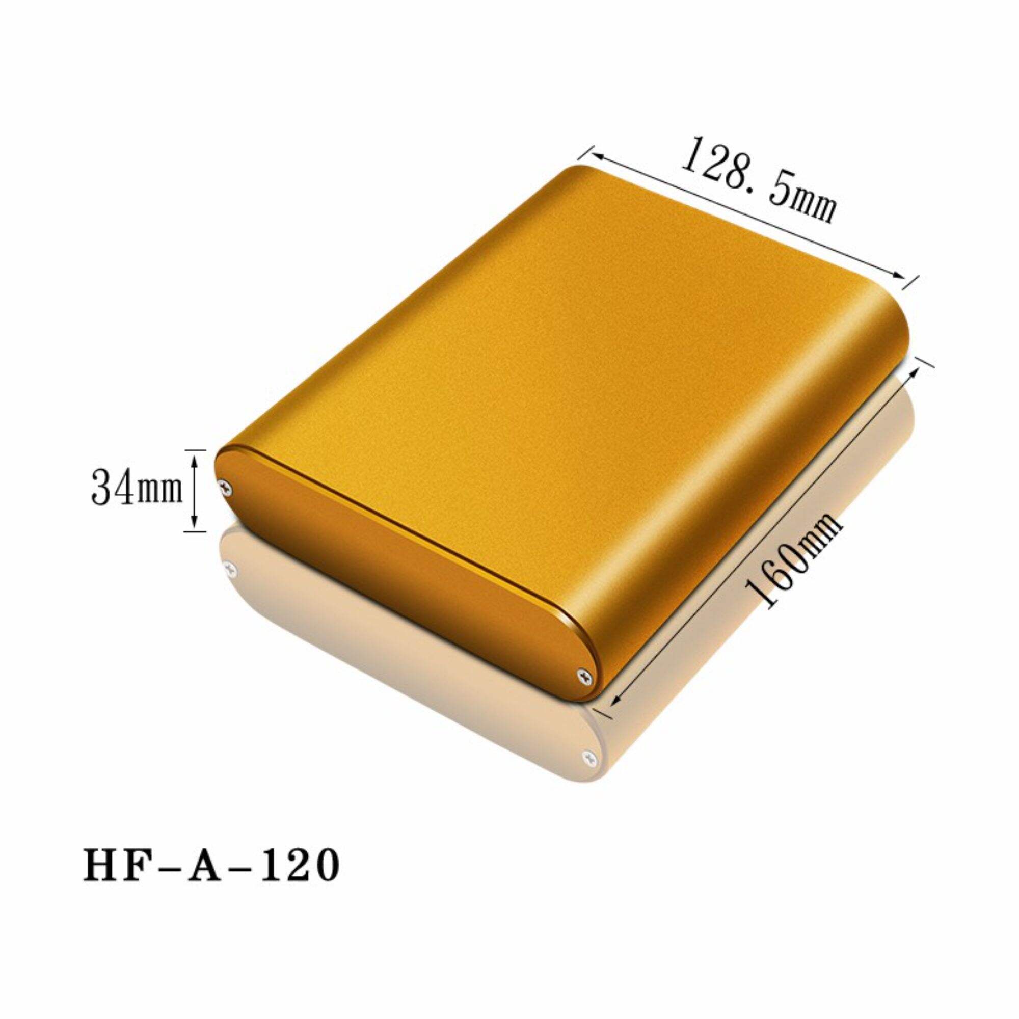 Alumiiniumist ekstrudeeritud inverteri projekti korpus HF-A-120 metallist ühenduskarbid