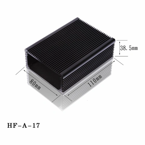 Aluminum Extruded Enclosure HF-A-17 Anodizing Sandblasting Cases Boxes