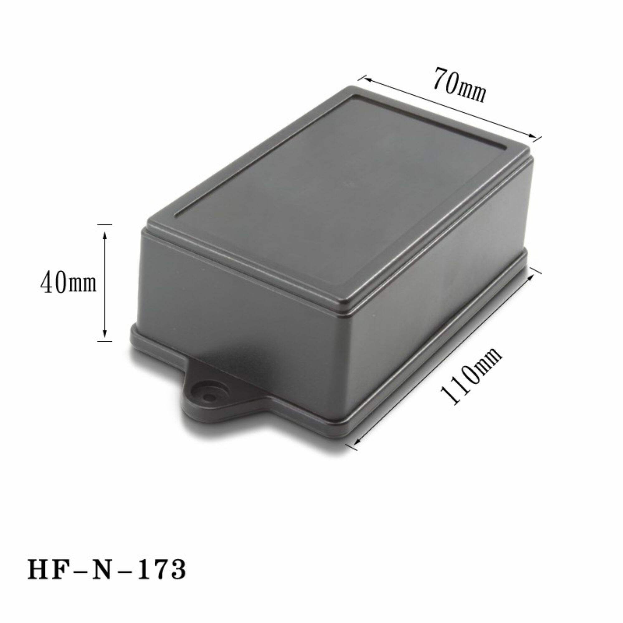 Custom HF-N-173 Ip54 Small Plastic Abs Electronics Enclosures Junction Box With Hinge