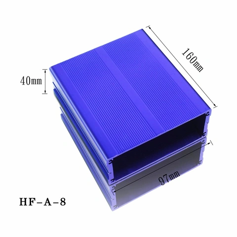 Hot Sales HF-A-8 Metal Extruded Aluminum Enclosure Industrial Custom Box