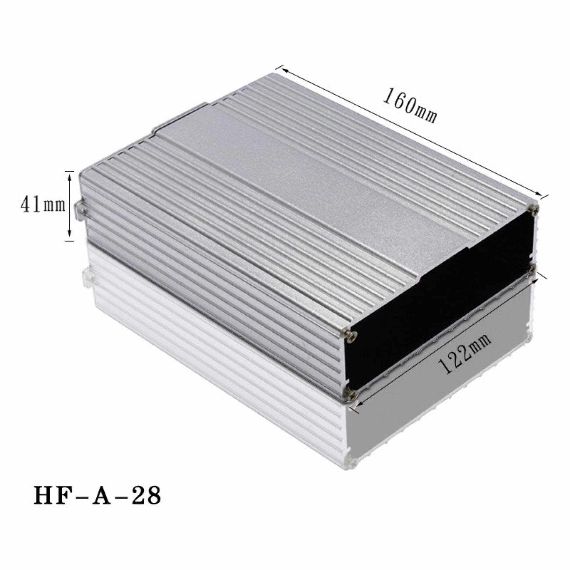 Caja de conexiones de metal anodizada con chorro de arena de aluminio OEM HF-A-28