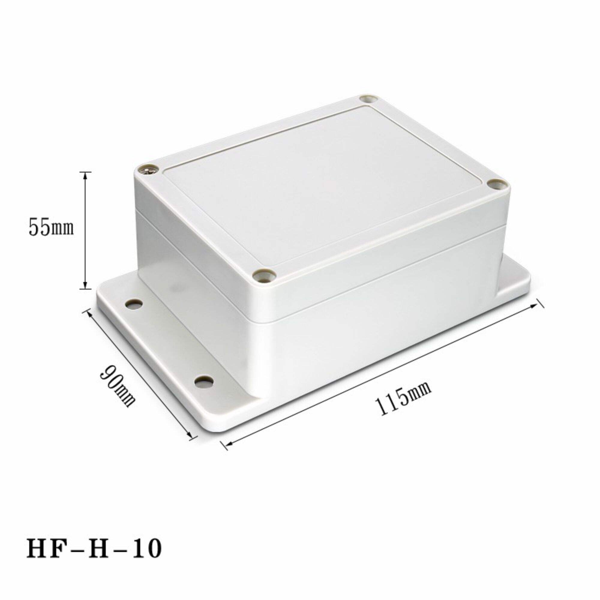 Wall mounted plastic enclosure CNC machined gland hole box IP 65