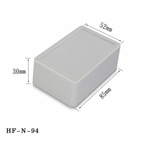 Custom HF-N-94 With Hinged Switch Connector Box ABS Plastic Enclosure