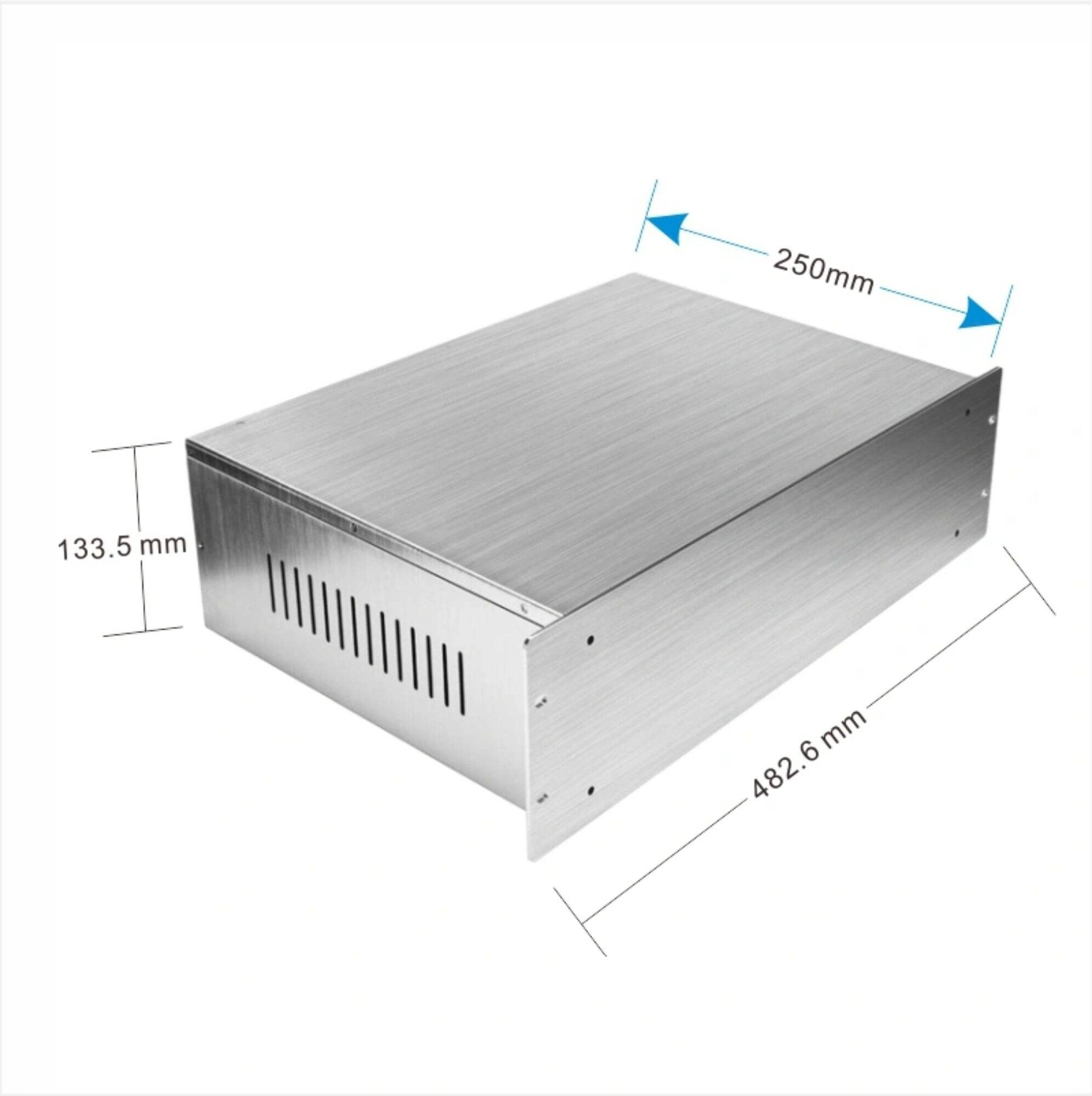 Custom multifunction amp aluminum chassis 19inch 3u metal enclosure