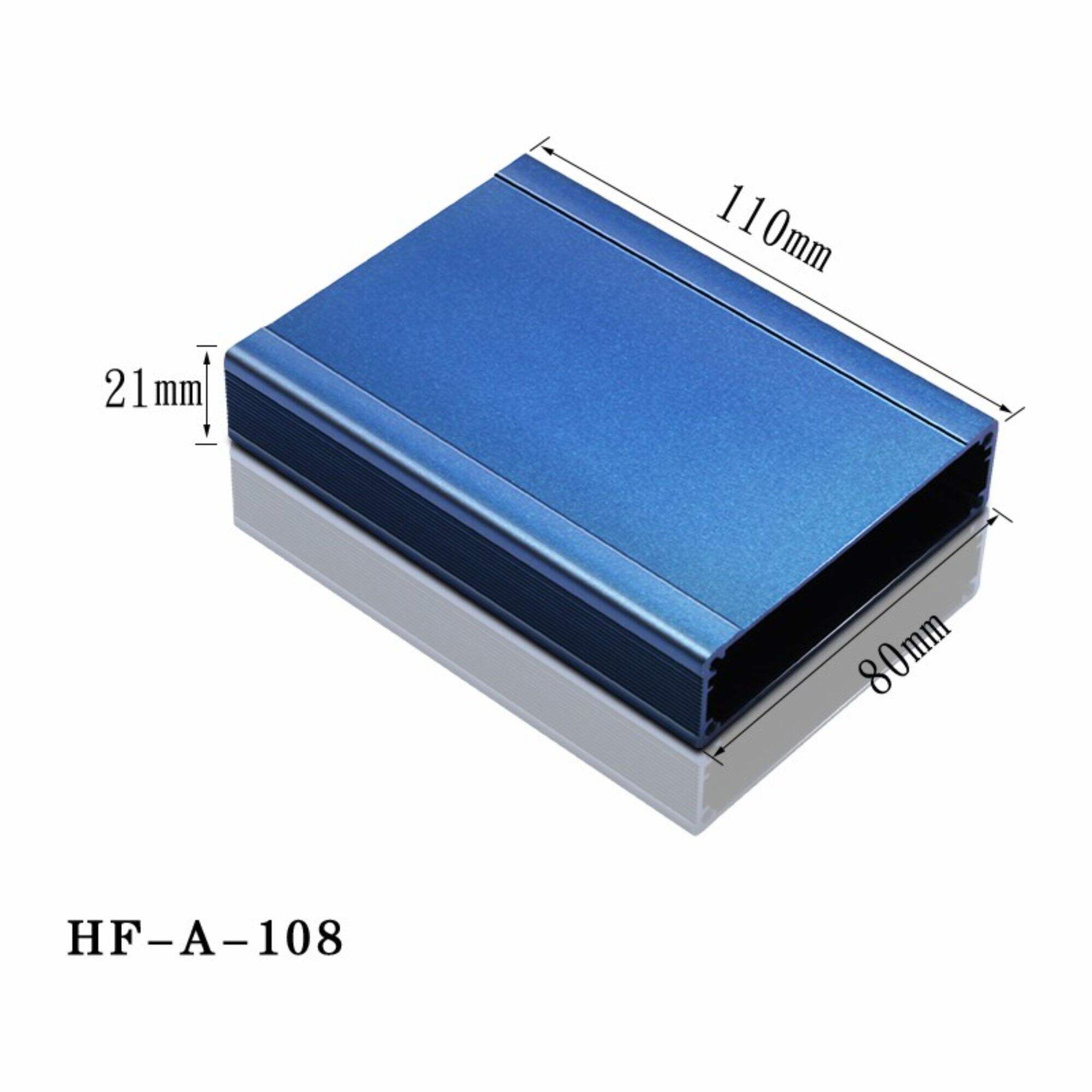 Ekstrüde Alüminyum Profil Kasa HF-A-108 Metal Bağlantı Kutusu PCB Muhafaza