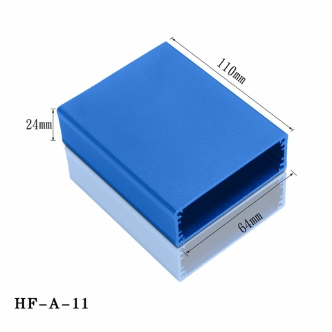 Aluminum Profile Enclosure HF-A-11 Metal Extruded PCB Control Box Cases