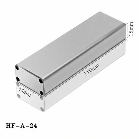 Anodized Aluminum Extrusion Enclosure HF-A-24 Metal PCB Junction Boxes