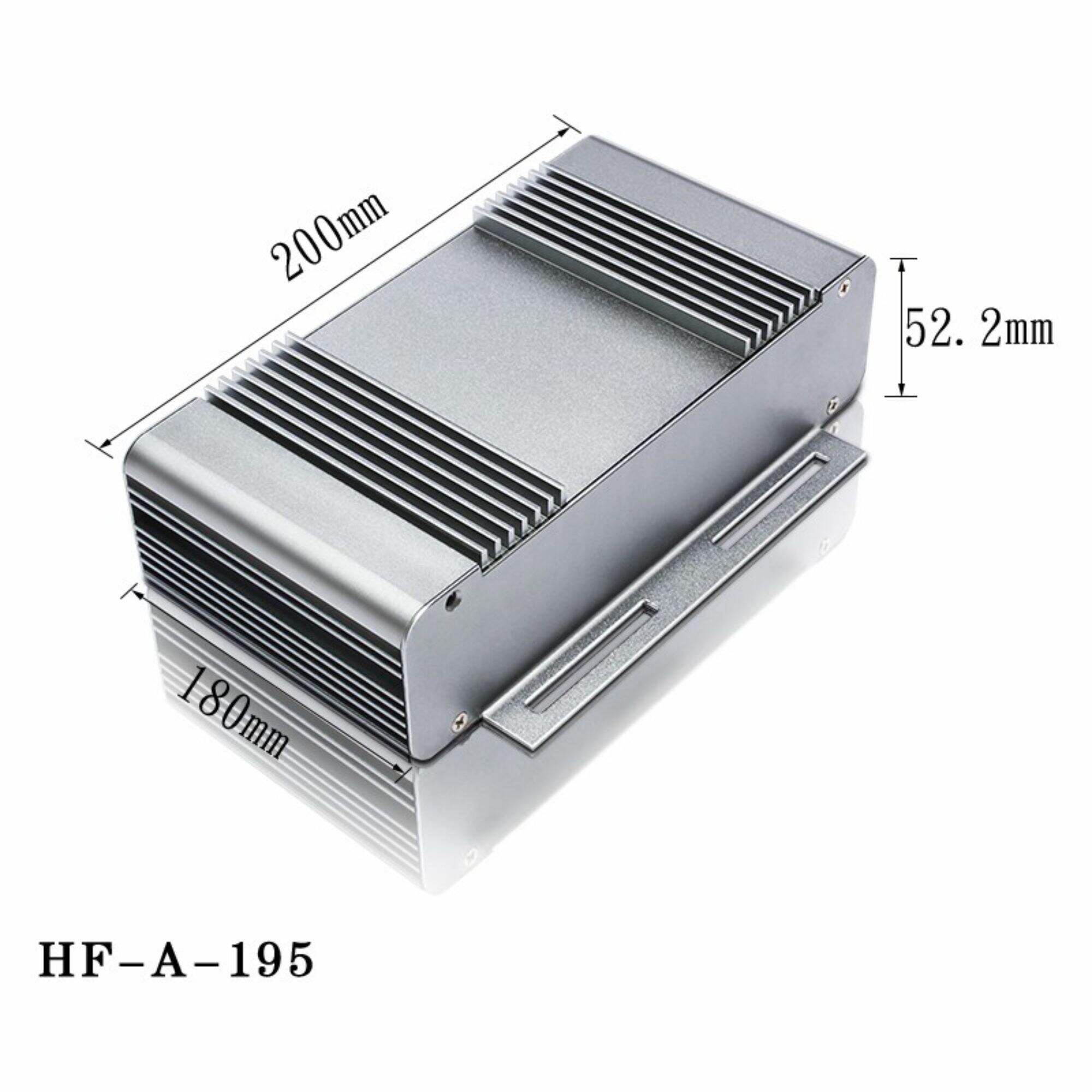 Industrial Extruded Aluminum Enclosure Metal PCB Junction Box HF-A-195 Cases