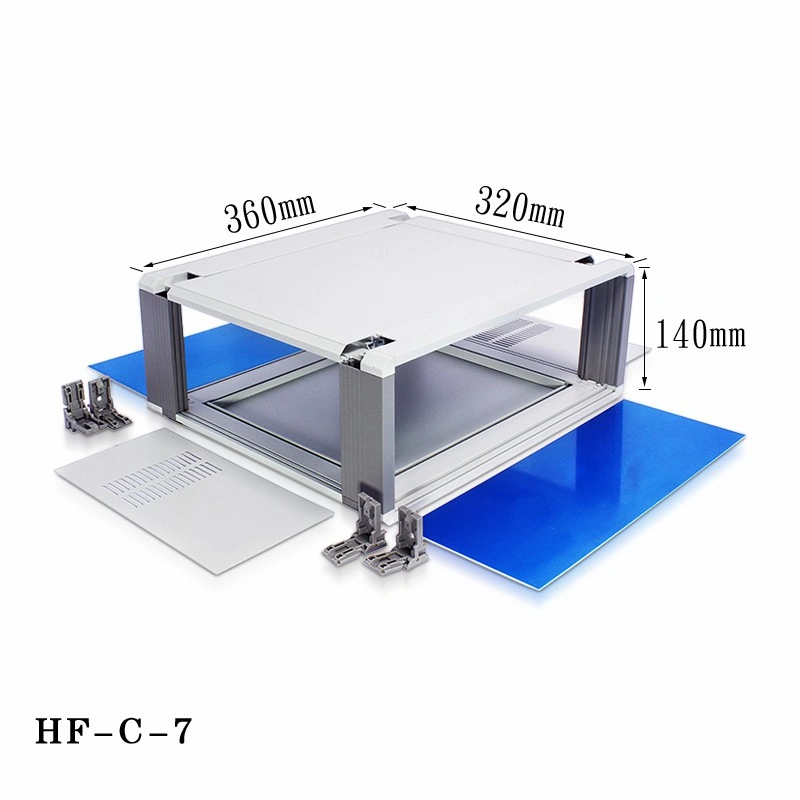 Manufacturer battery amplifier aluminum enclosure combined instrument case electronic metal housing