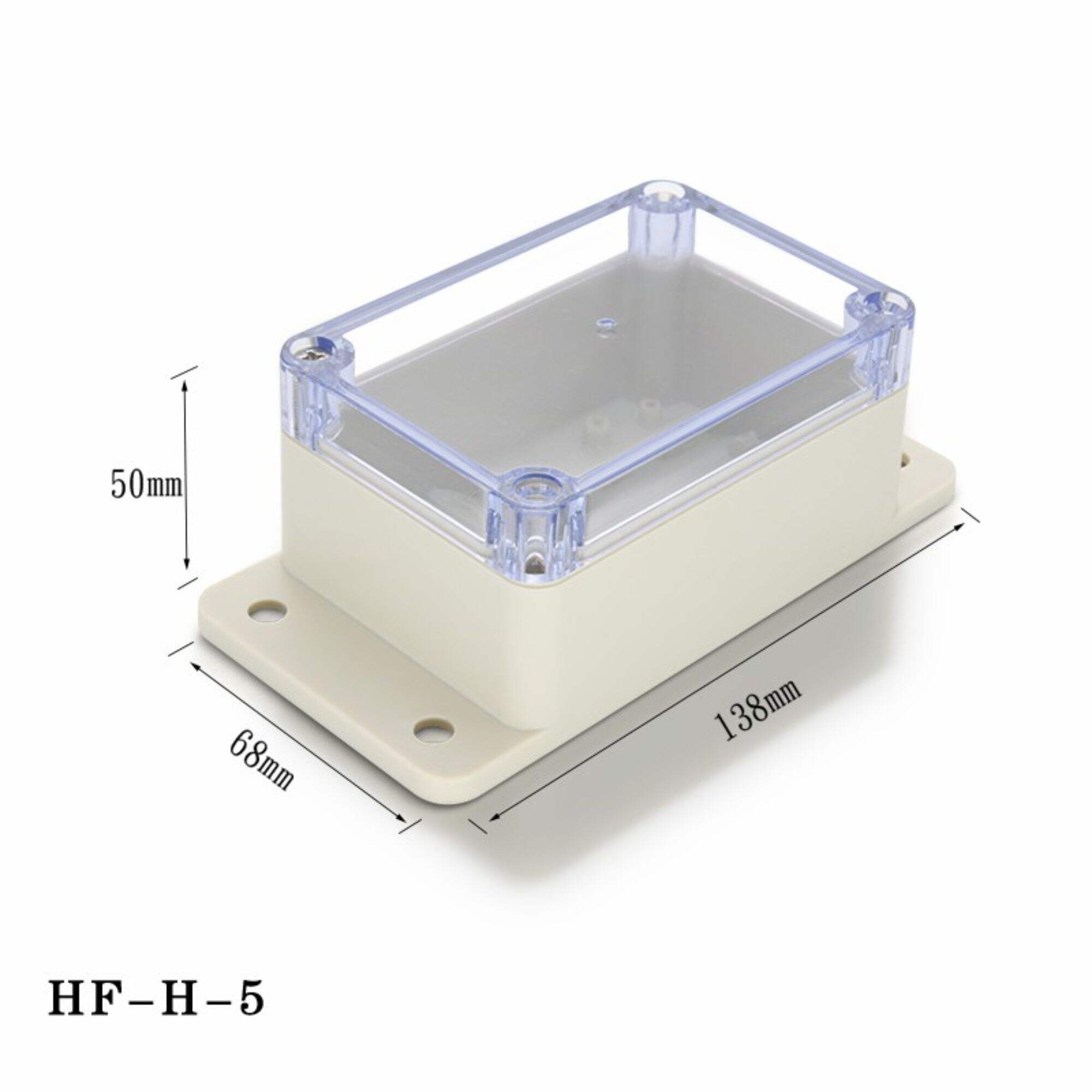 Factory plastic enclosure LED display control box with transparent lid