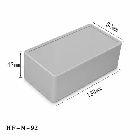 Özelleştirilmiş HF-N-92 PCB IP54 Küçük Plastik Proje Kutusu Kasa Muhafazası