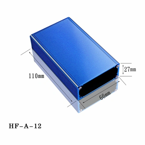 Anodizing Aluminium Extrusion Extruded Metal PCB Case HF-A-12 Enclosure