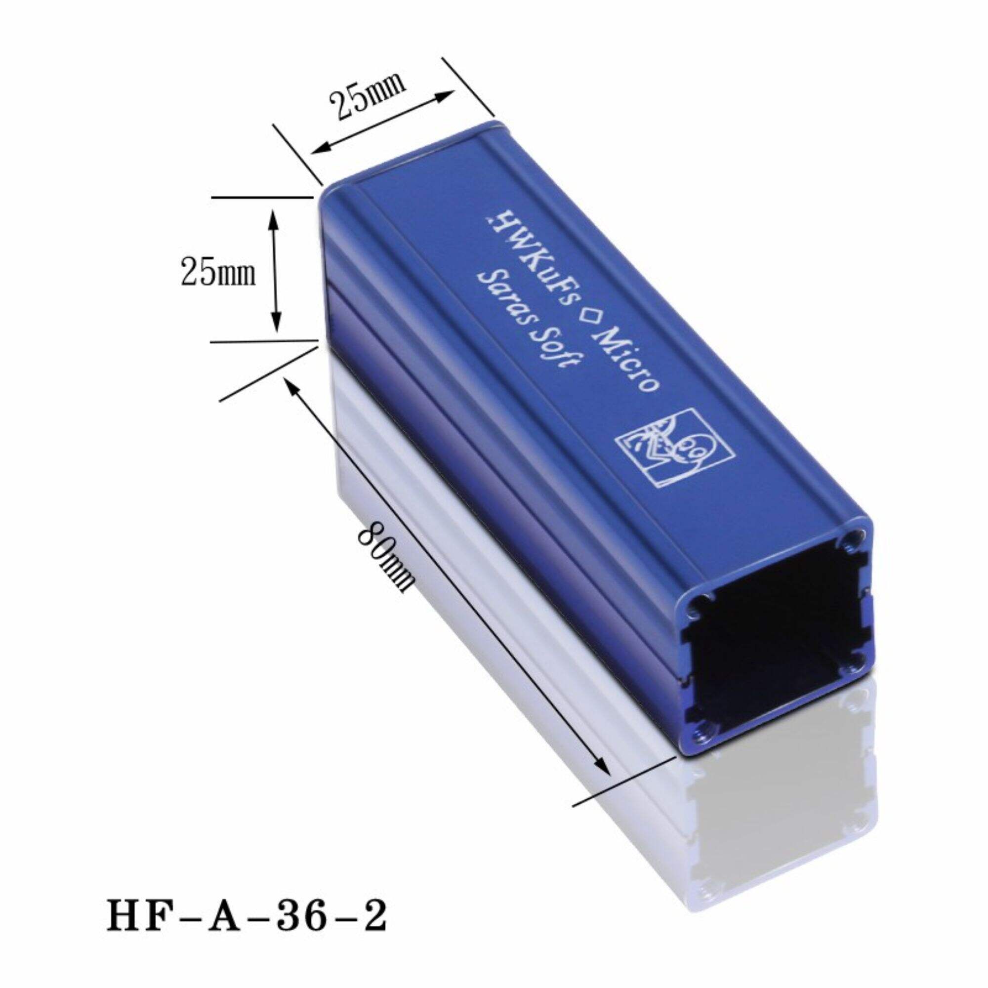 Çin'de Alüminyum Metre Kutusu Özelleştirilmiş Metal Ekstrüzyon Muhafazaları HF-A-36-2