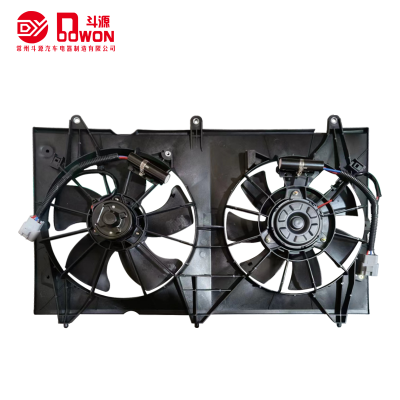 HIGH Quality 12v dc car radiator fan motor cooling radiator fans For BYD F6  FOR DUAL EG-1308010 manufacture