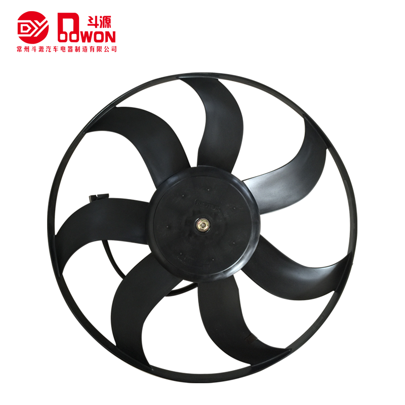 High Quality cooling radiator fans For VW AUDI FOR dual OE 5U0959455B details