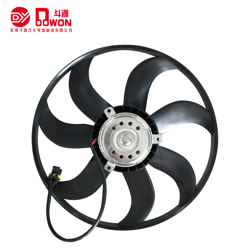 High Quality cooling radiator fans For VW AUDI FOR dual OE 5U0959455B details