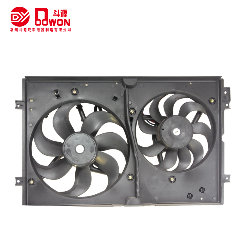 High Quality cooling radiator fans For VW BORA AUDI 00-04 FOR dual  OE 1J0121207LB41 factory