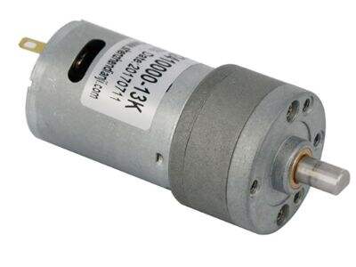 12V Low-Speed High-Torque DC Motors with Worm Gearboxes