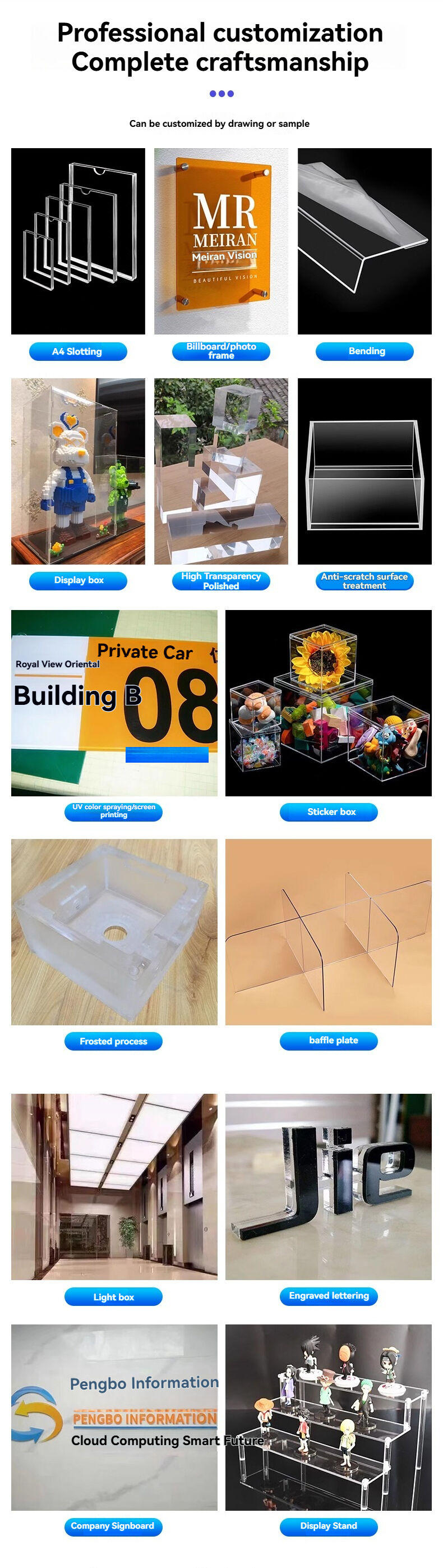 100% Virgin Material 2mm 3mm 5mm 6mm Transparent PMMA Perspex Board Panel Wholesale Cast Acrylic Glass Plastic Sheet factory