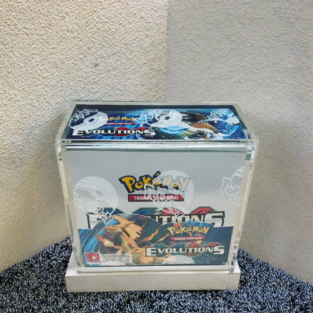 Ultra Premium Acrylic Booster Case Eco-friendly Dustproof Case English Edition Protector UV Coating  Booster Pack Display Box factory