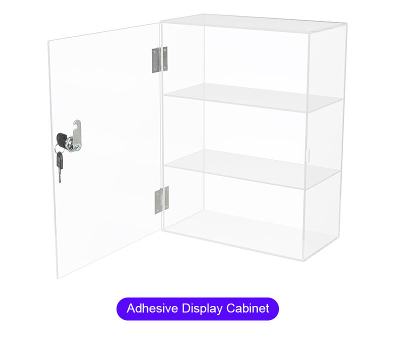 Labubu Doll Toy Collection Display Case Modern Acrylic Display Cabinet with Lock Keys 3mm Thickness Factory Direct Wholesale factory