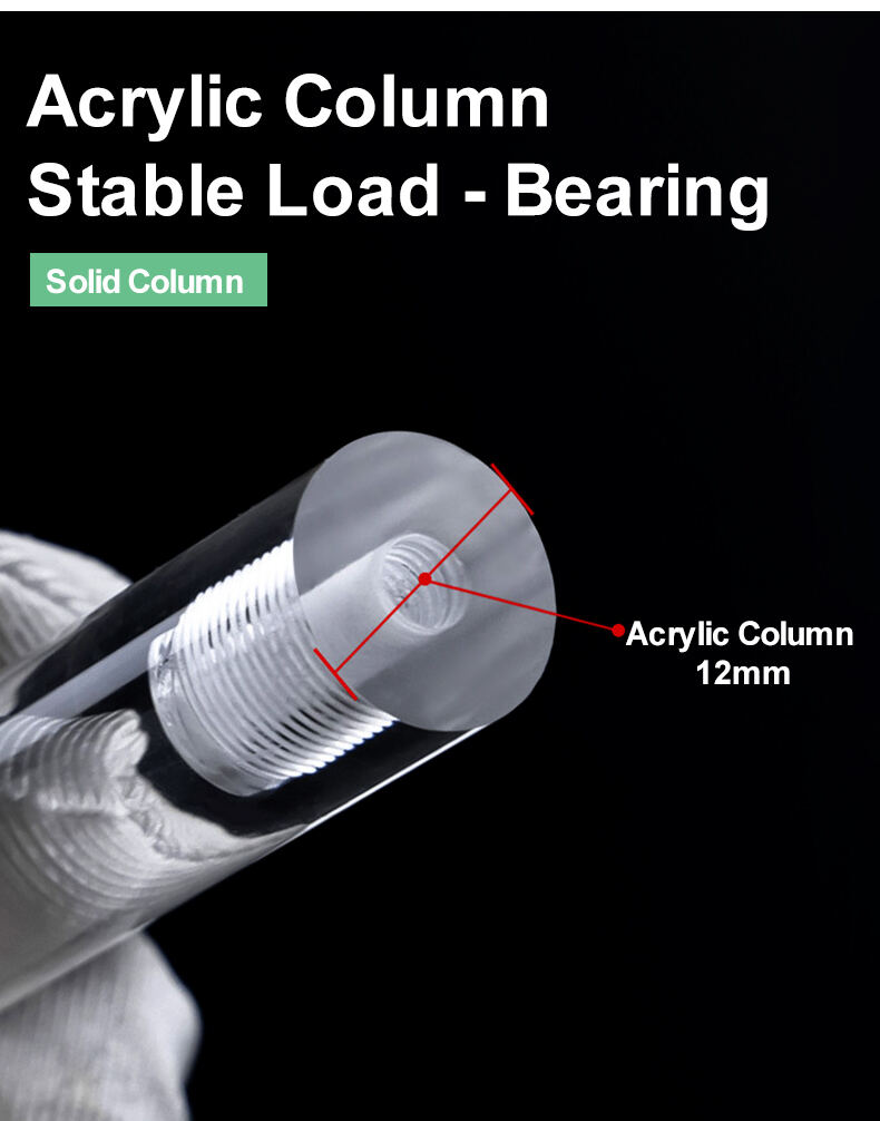 Modern Foldable Transparent Acrylic Organizer Display Rack for Buffet Treats Perfume Cupcake for Showcase for Durable details