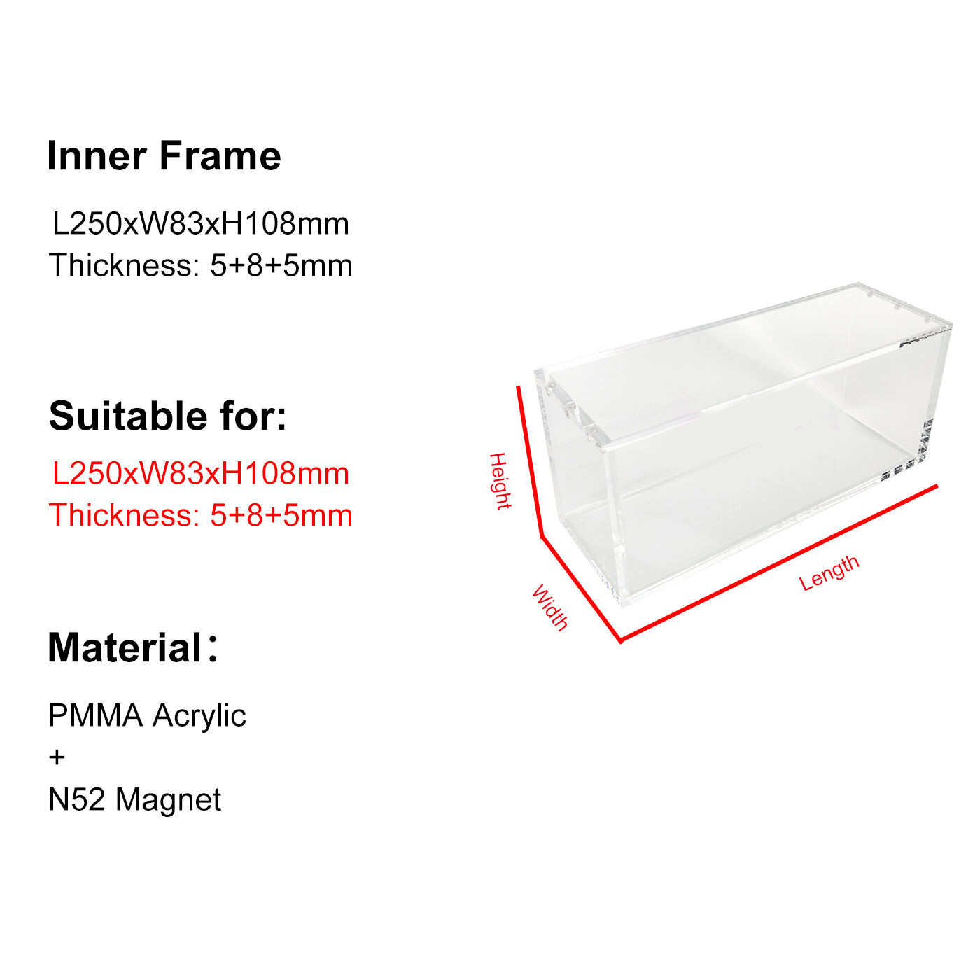 Pokemon PTCG Pokemon Center Tohoku 2025 Special Box Suitable for Tohoku Hiroshima Fukuoka Box Acrylic Magnetic Protector Case factory