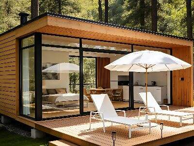 Modularne przenośne budynki biurowe dla placów budowy