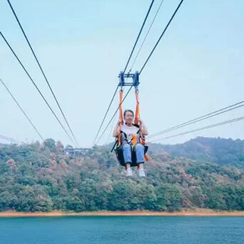 lett 7x7 ståltau for ziplines