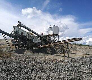 Sand and gravel aggregate screening
