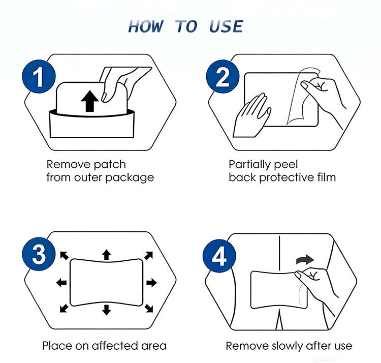 8patches/bag Gout Pain Plaster Arching Bunion Toe Pain Stiffness for Finger Toe and Other Parts Health Care manufacture