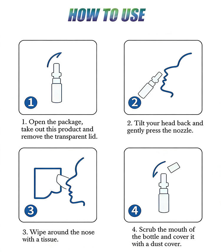 ZB Herbal Nasal Spray Rhinitis Sinusitis Nose Spray for Stuffy Runny Nose Sneezing Health Care 10ml manufacture