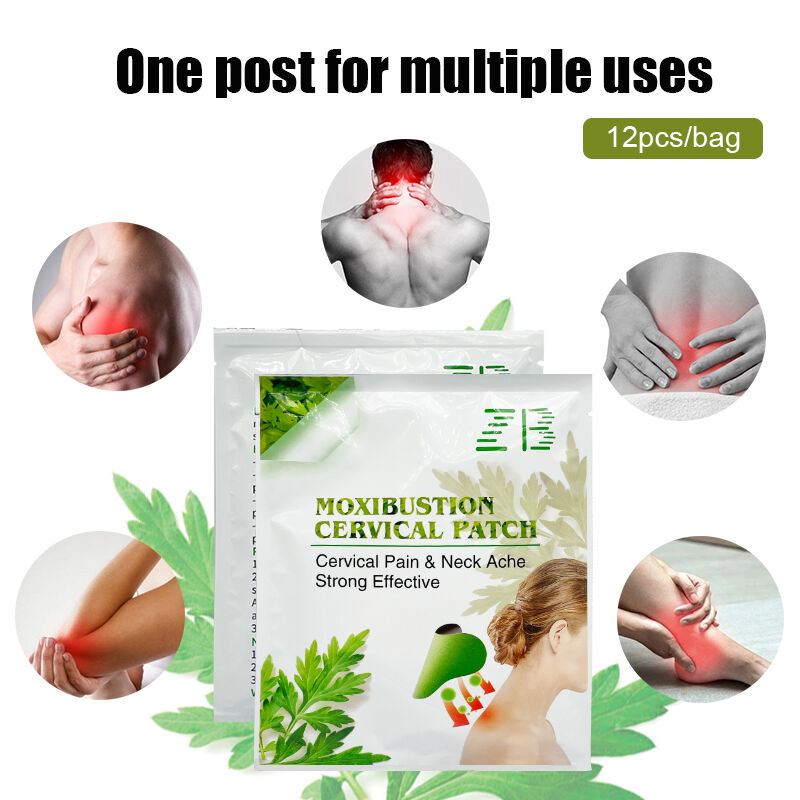 ZB Knee Pain Patch Wormwood Extract Knee Joint Back Muscle Ache Joints Pain Arthritis Stickers 12pcs/bag supplier