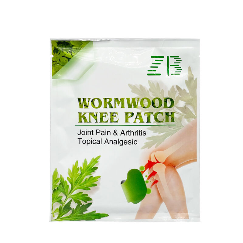 ZB Knee Pain Patch Wormwood Extract Knee Joint Back Muscle Ache Joints Pain Arthritis Stickers 12pcs/bag details