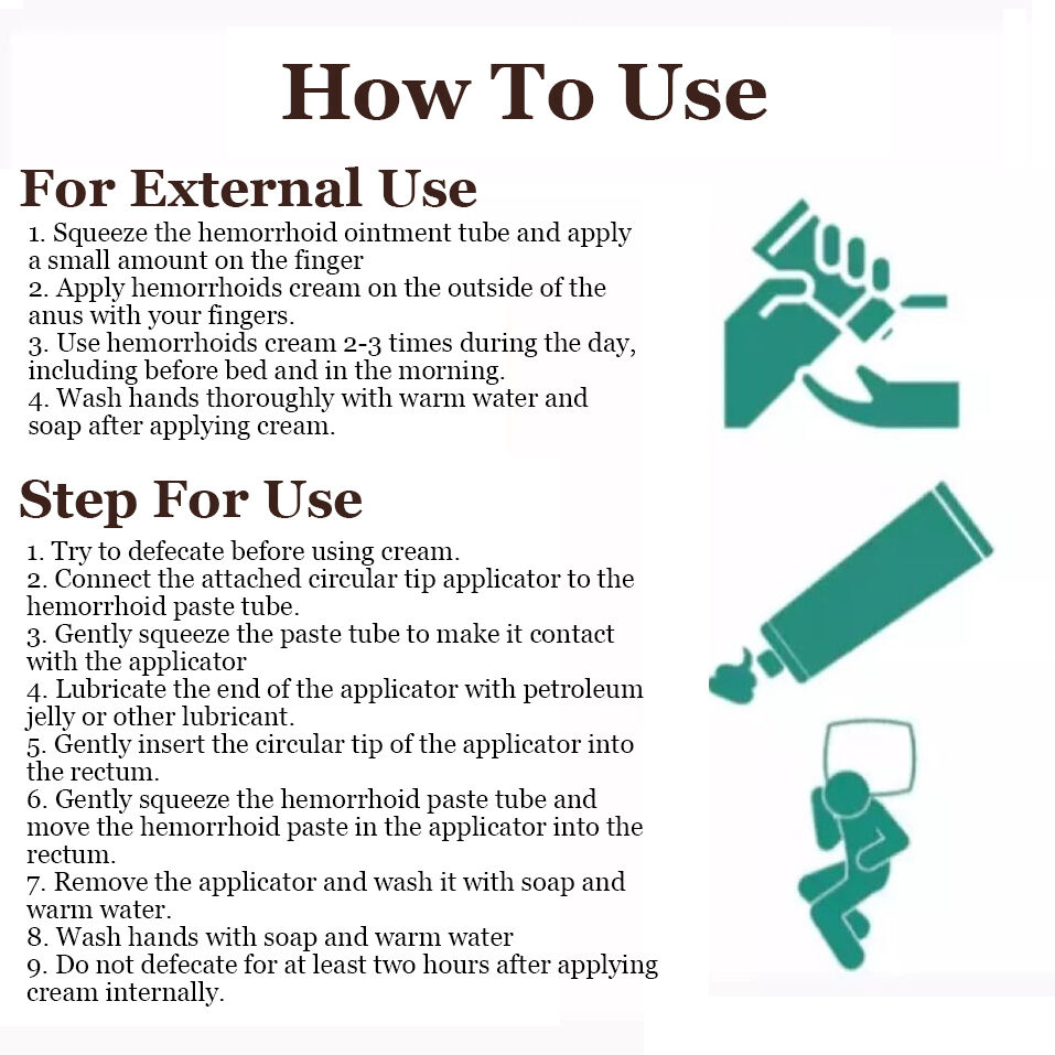 Caoshifu Hemorrhoids Ointment Chinese Herbal Internal and External Anal Fissure Pain Relief Plaster 15g manufacture