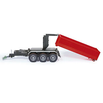 Hydraulic hooklifts hoist system for trailer truck