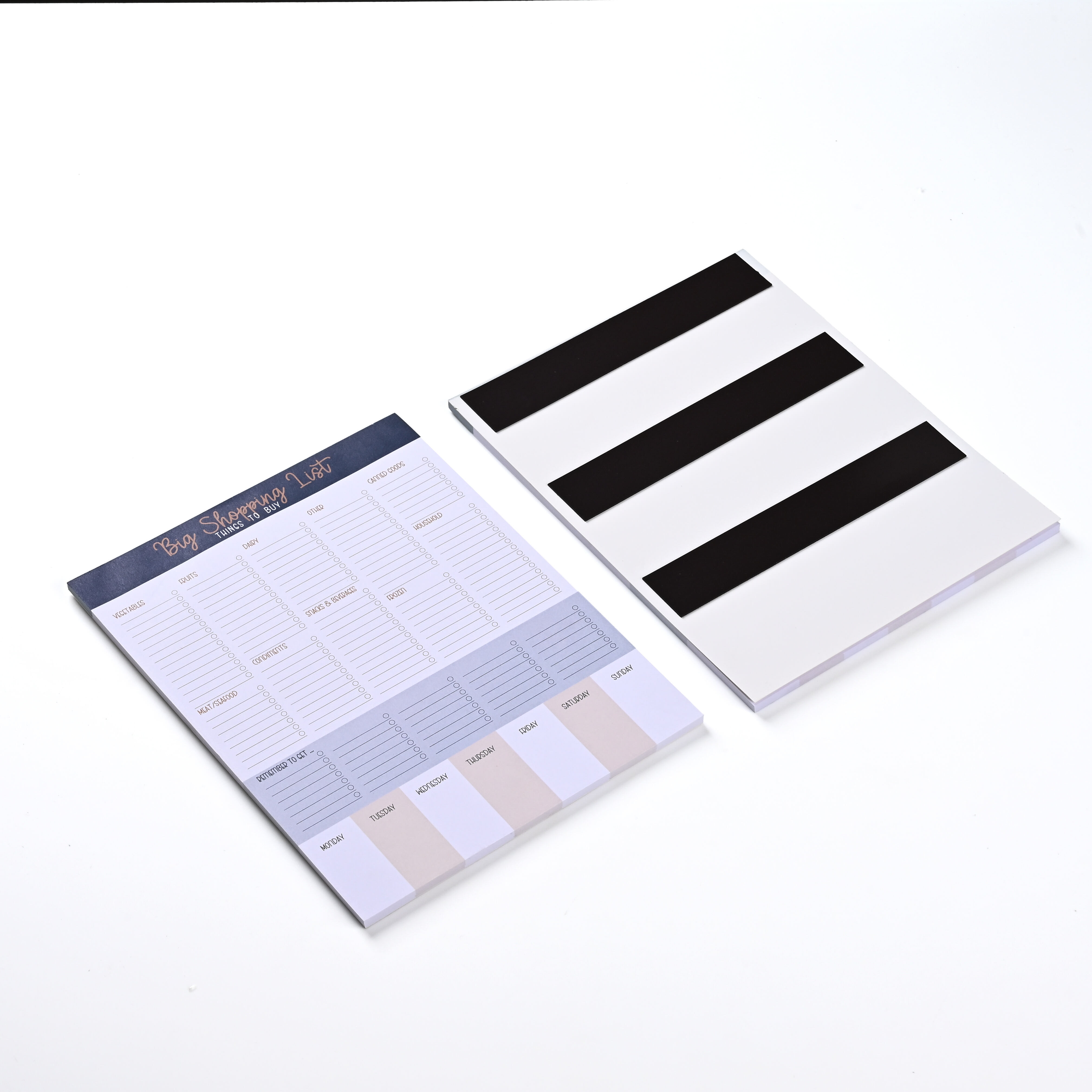 product creative week planner self adhesive time management diary planner efficient manual refrigerator sticker stylish memo-7