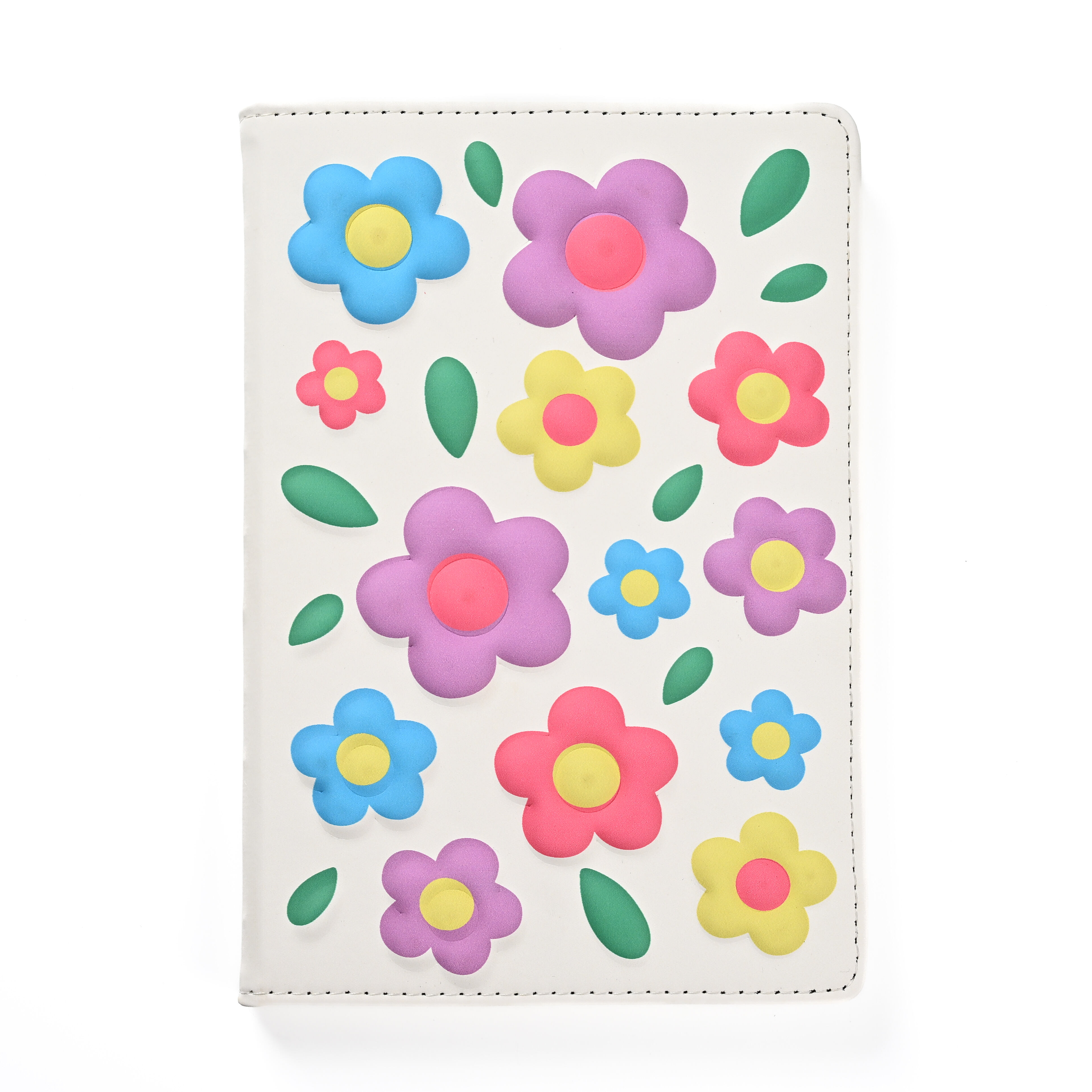 product notebook a5 romantic pink floral hardcover journal with 3d flower for wedding gift and personal diary-8