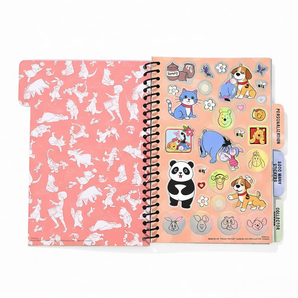 product sticker stencil coloring book paper pp playful interactive gift kit spiral bound 80 sheets kids creative art imaginative play-8
