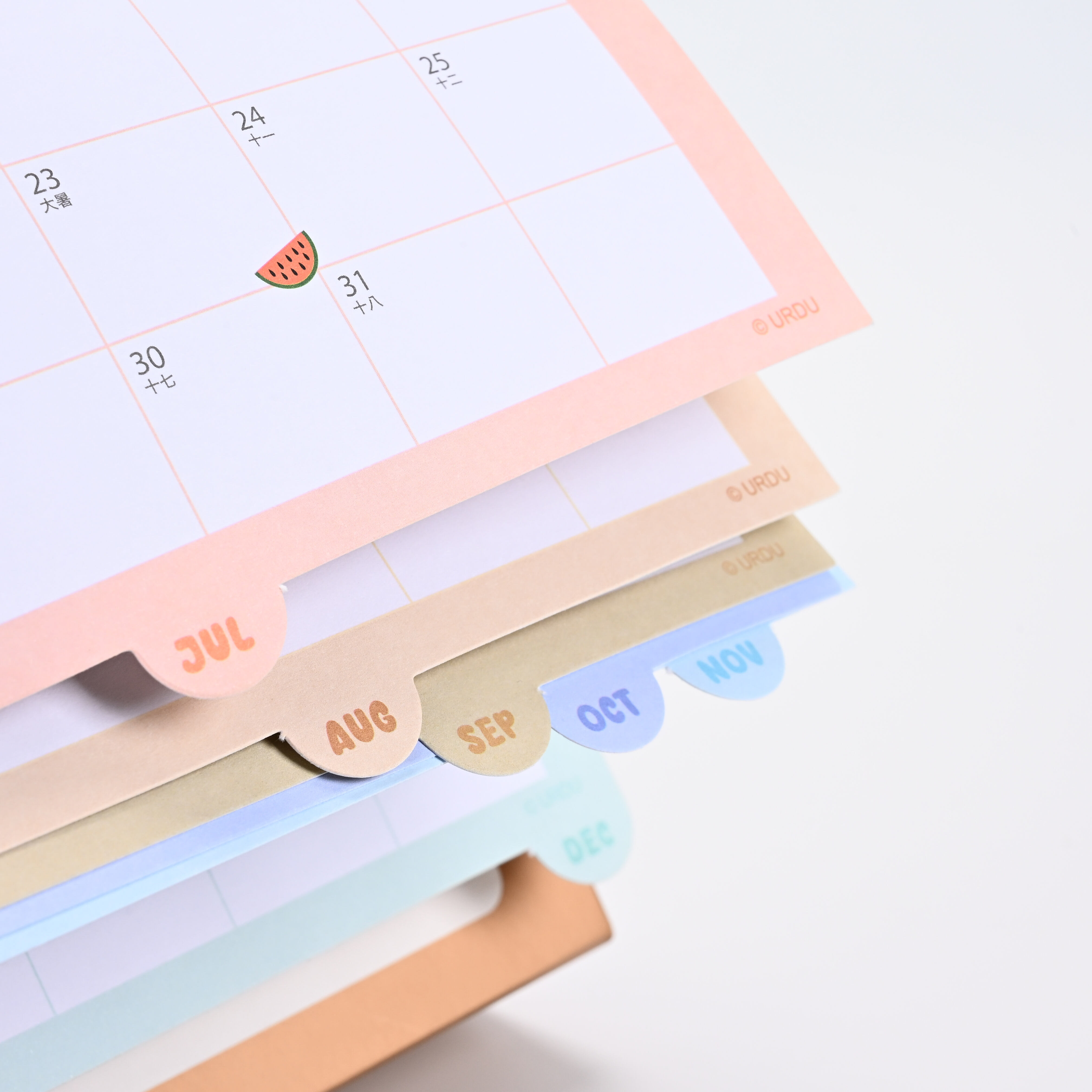 product factory custom printing promotion plan desktop calendar monthly holiday reminder 2026 desk calendar-11