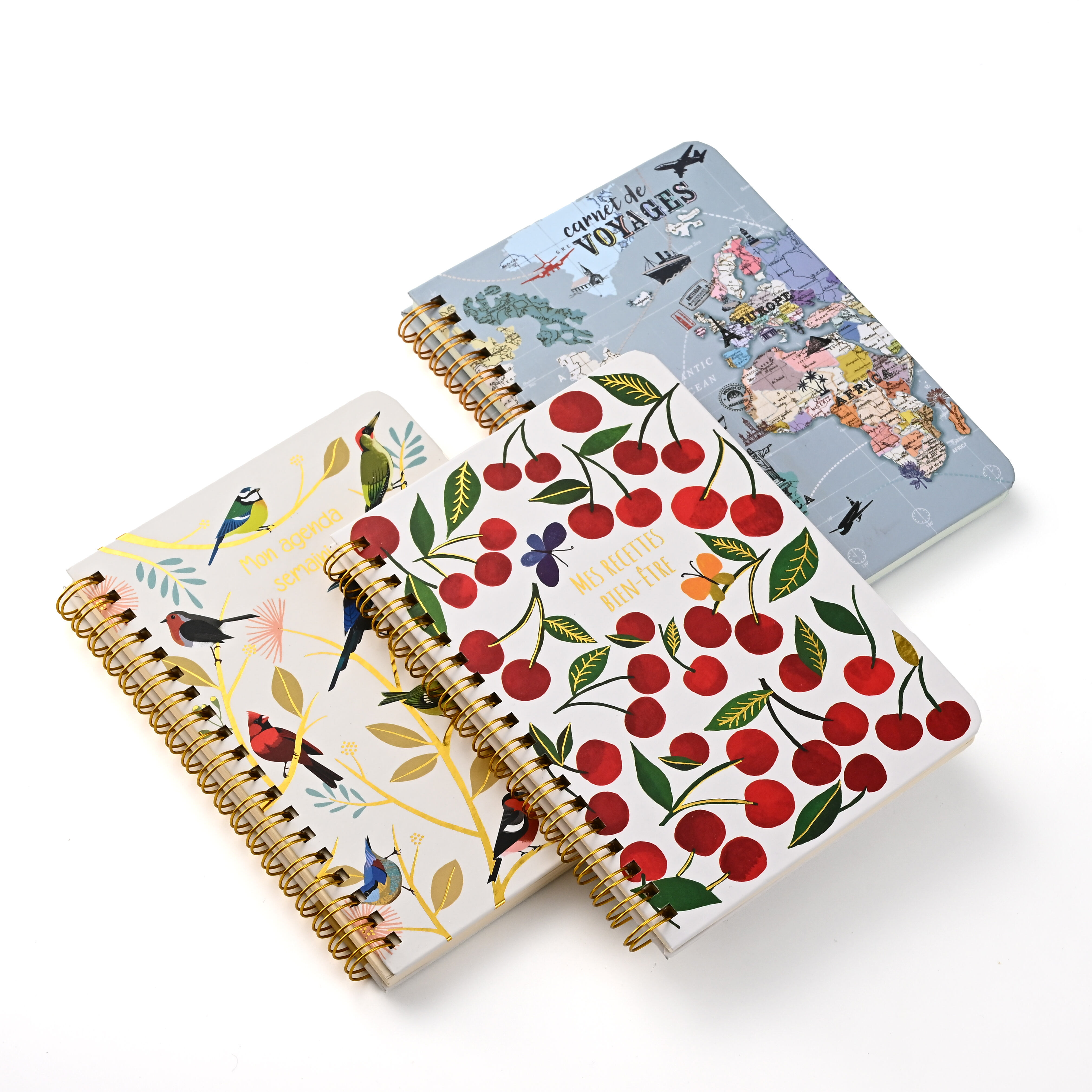 product wire coil bindingl custom gold ring diary journal notepad planner spiral note book notebooks for gifts-13