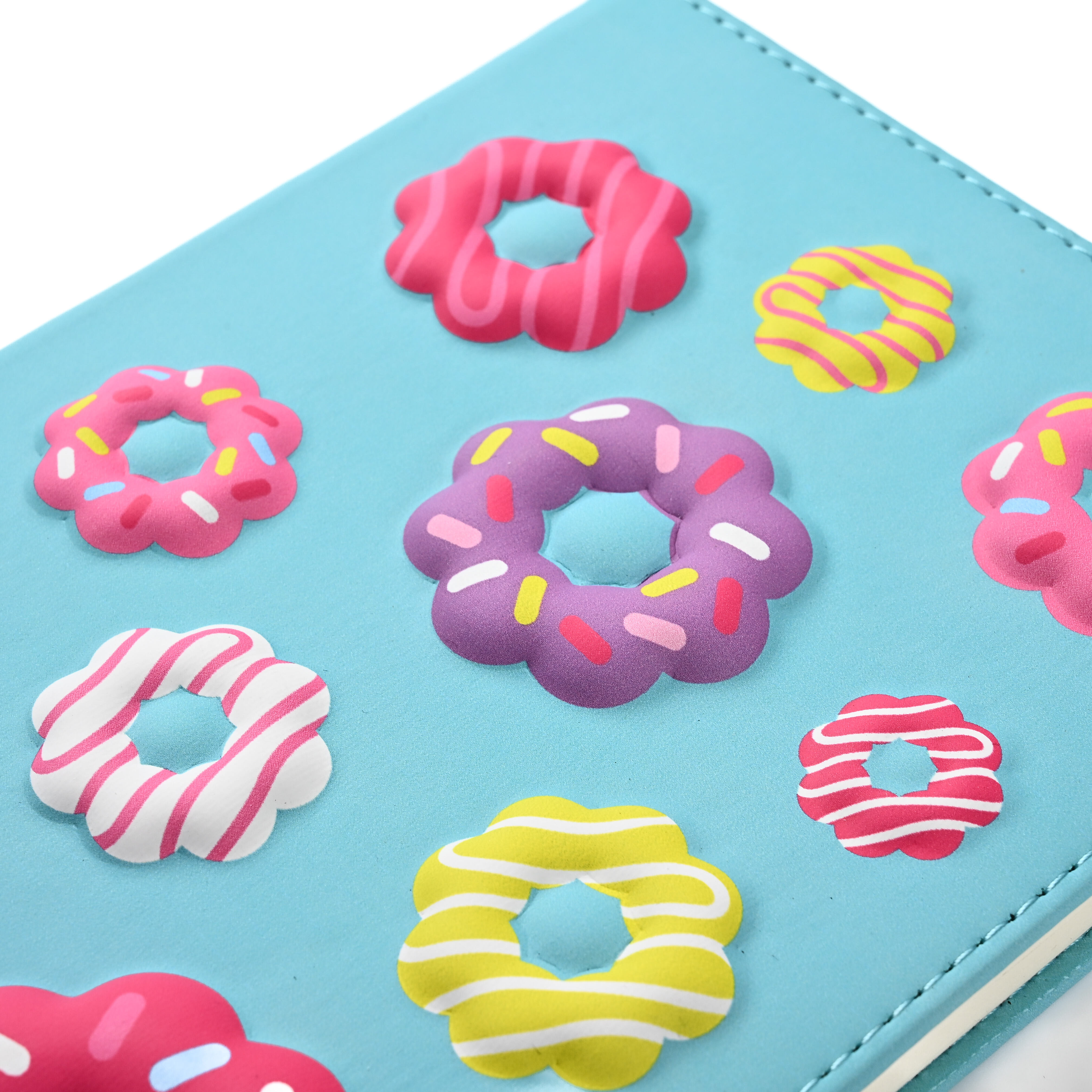 product notebook a5 romantic pink floral hardcover journal with 3d flower for wedding gift and personal diary-12