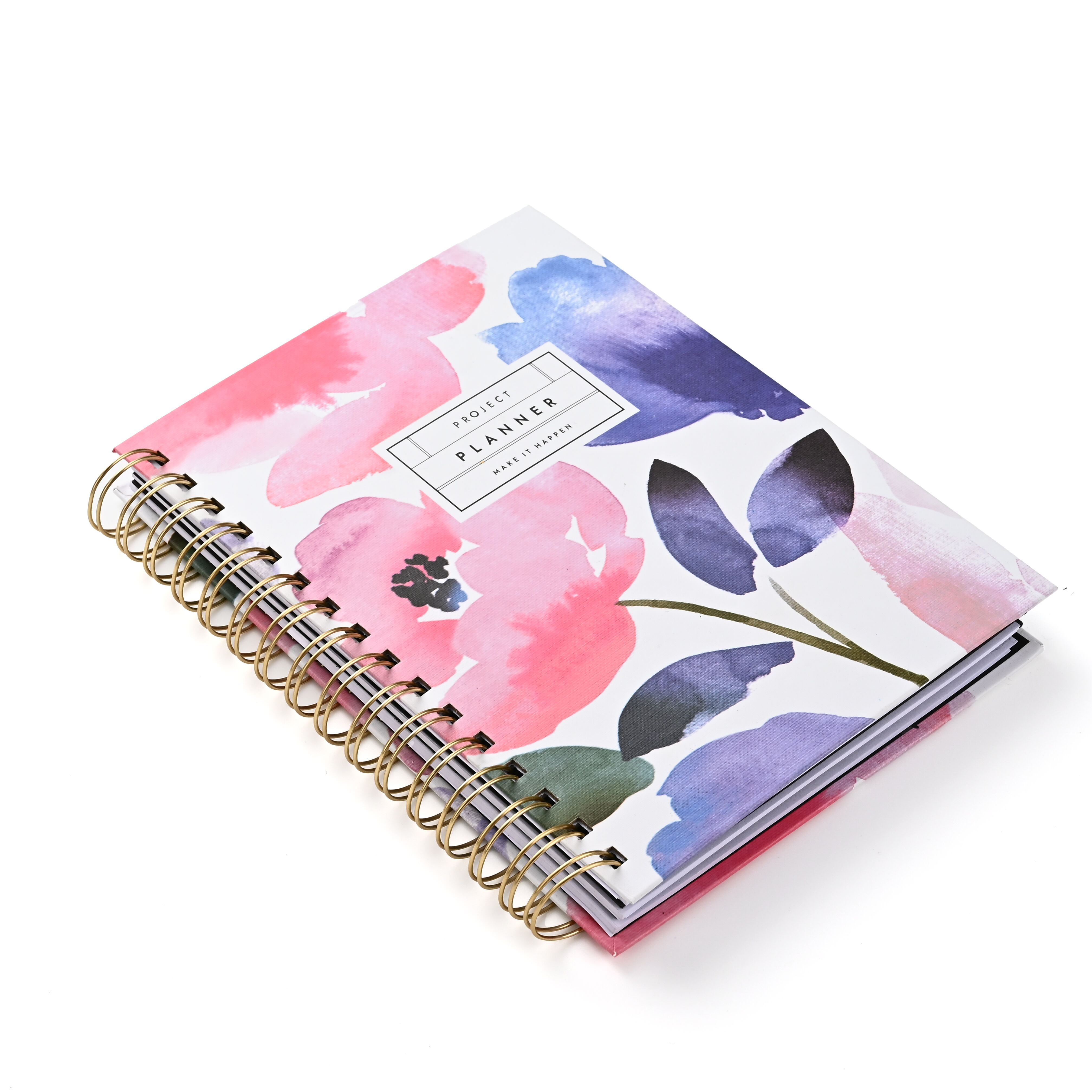 product leopard print hardcover notebook a6 journal for travel  office use with jungle leaf cover gift-11