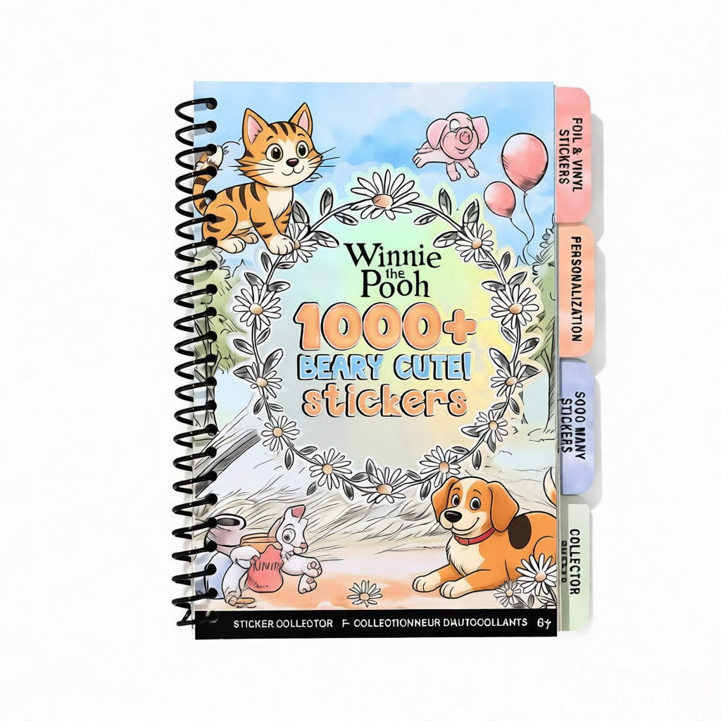 product sticker stencil coloring book paper pp playful interactive gift kit spiral bound 80 sheets kids creative art imaginative play-6