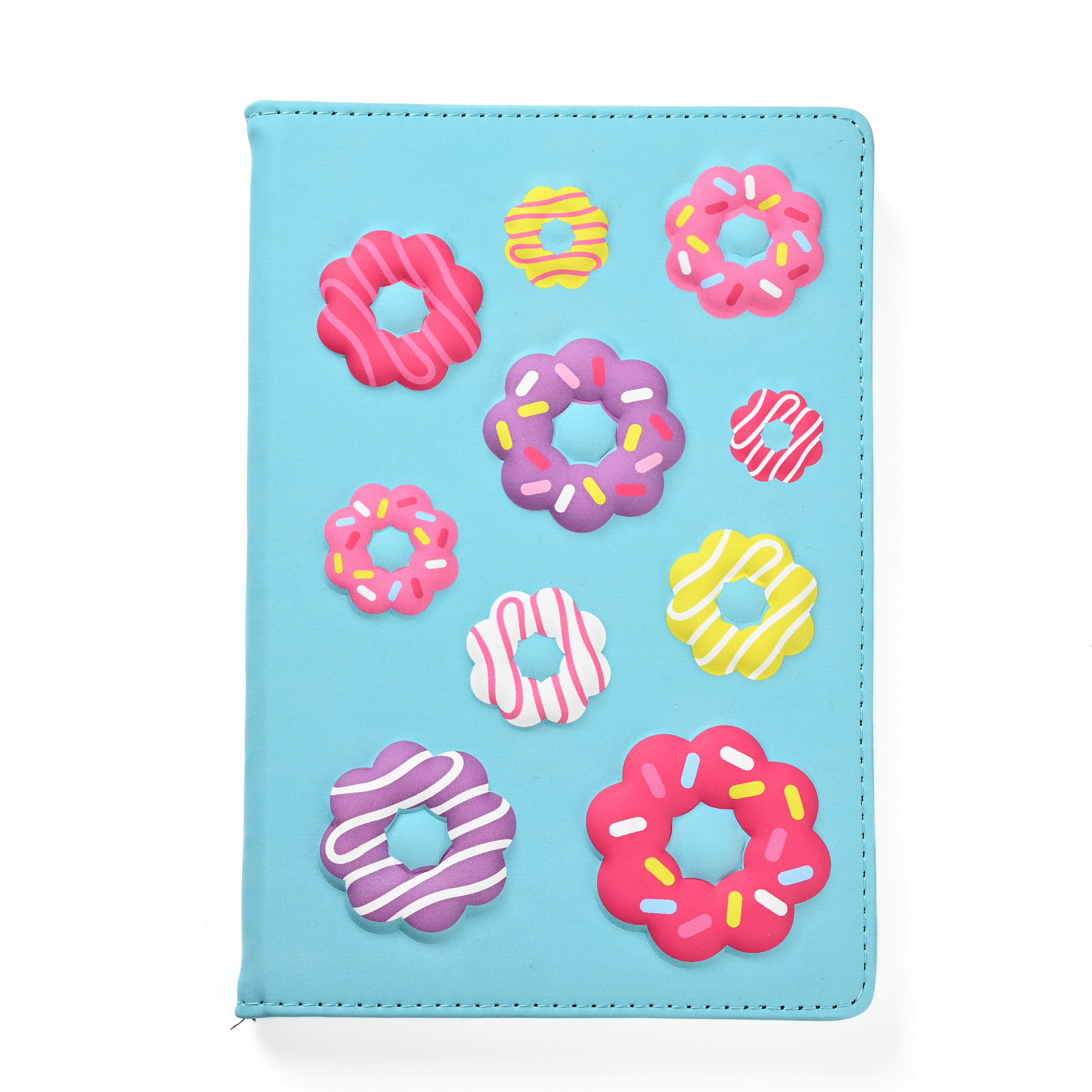 product notebook a5 romantic pink floral hardcover journal with 3d flower for wedding gift and personal diary-9