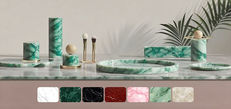 product modern e shaped sintered stone side table with carbon steel base for sofa embedding use-15