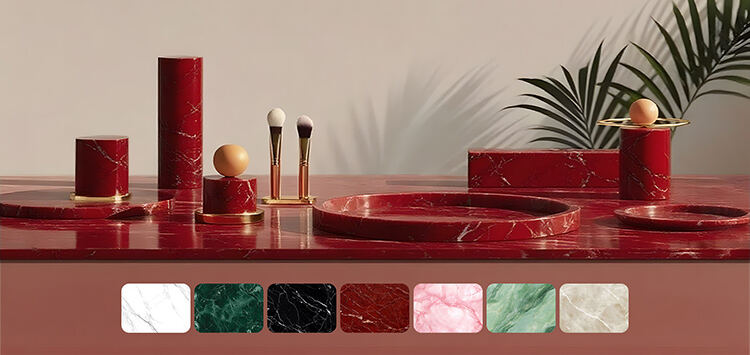 product modern e shaped sintered stone side table with carbon steel base for sofa embedding use-13