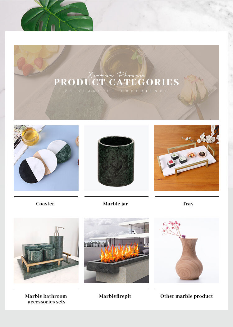 Wholesale Round Marble Incense Burner Tray Set supplier