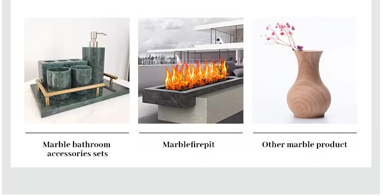 Custom Marble Hotel Decor Accessory Set for Bathroom Premium Quality Bathroom Products details